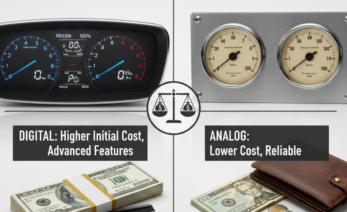 Cost: Digital vs. Analog
