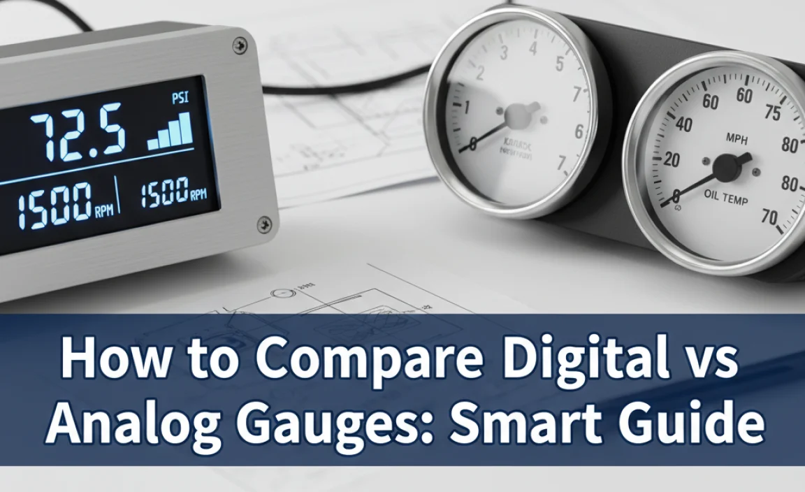 How to Compare Digital vs Analog Gauges: Smart Guide