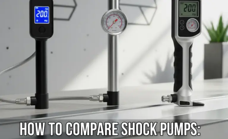 How to Compare Shock Pumps: Digital vs Analogue vs Combo