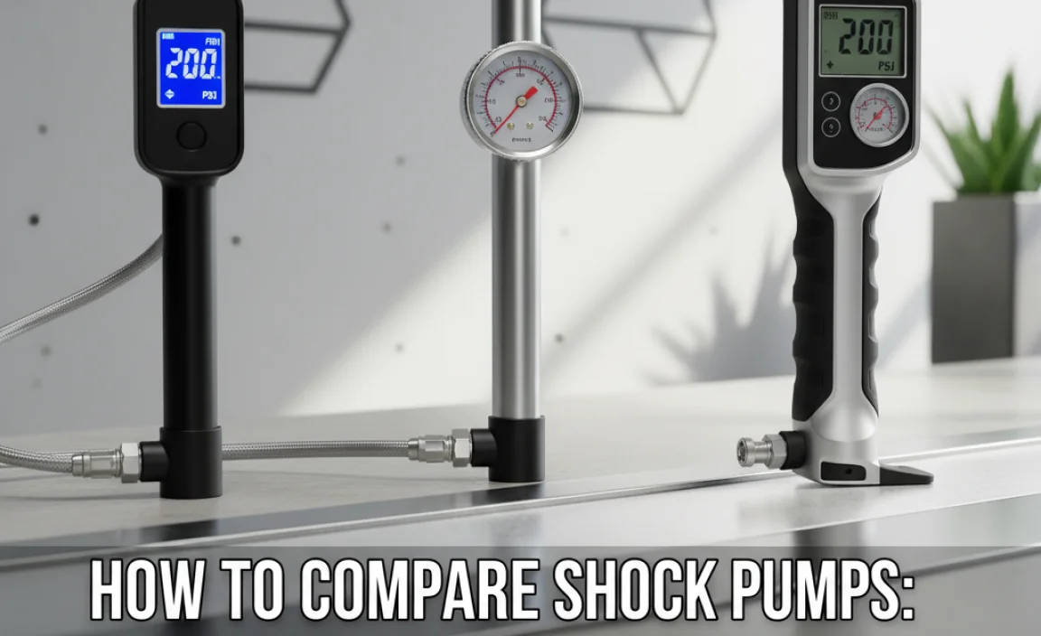 How to Compare Shock Pumps: Digital vs Analogue vs Combo