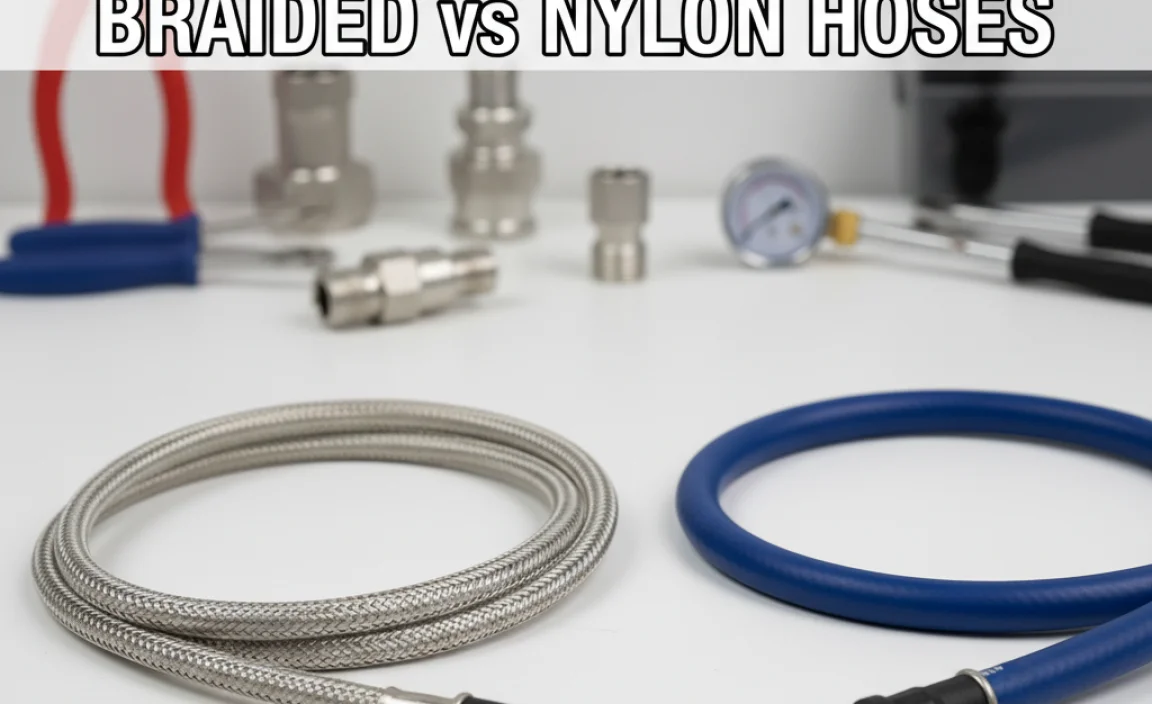How to Smartly Compare Braided vs Nylon Hoses