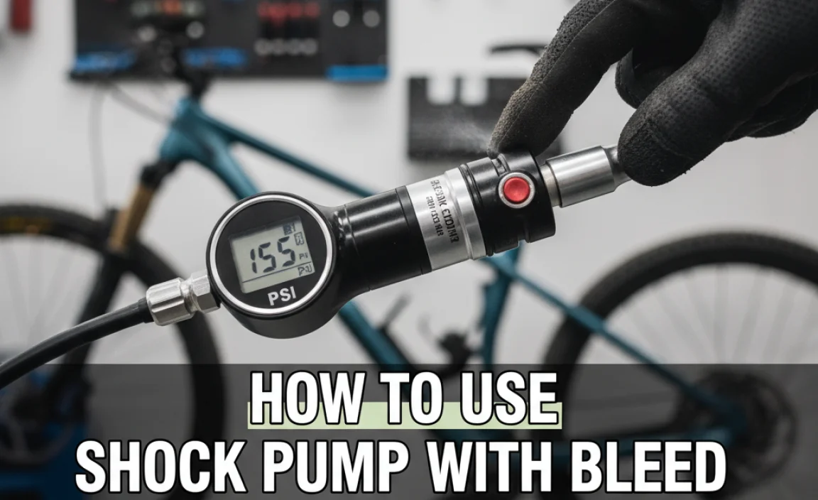 How to Use Shock Pump with Bleed Button for Fine Tuning